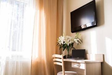Фото номера Двухместный номер с 2 отдельными кроватями (без уборки) Отель Hotel SPA Arkadia г. Апшуциемс 4